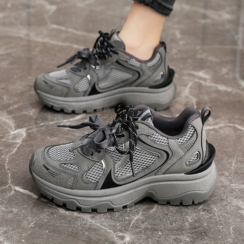 Damen Sportliche Wanderschuhe mit atmungsaktiver Mesh-Oberfläche und stabiler Sohle Drune