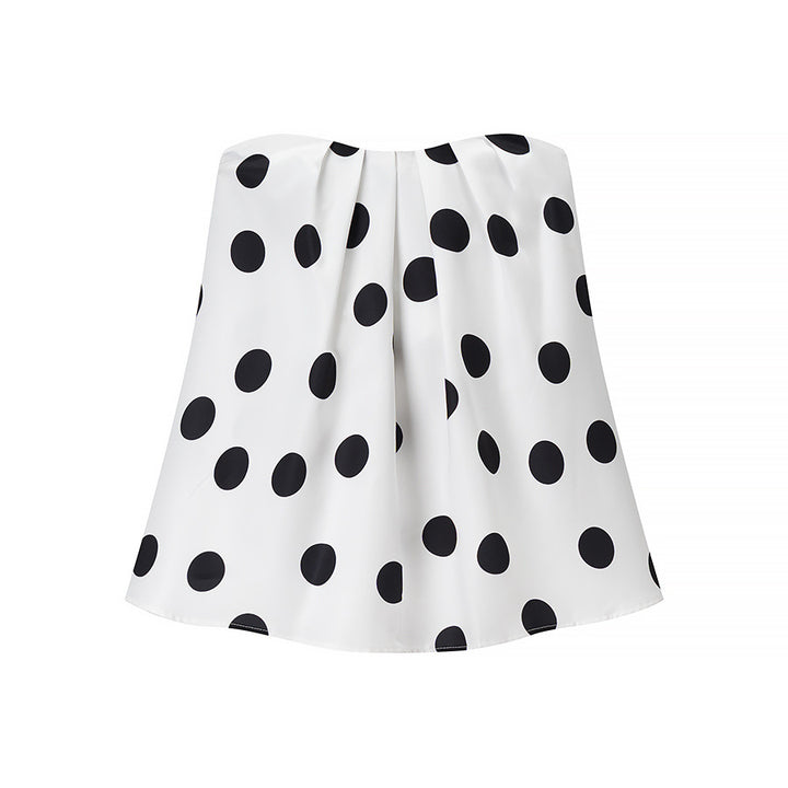 Damen Modische Marlenehose mit zeitlosem Punkte-Design Drune