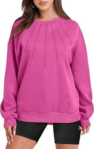 Damen Oversize Sweatshirt mit strukturiertem Design Drune