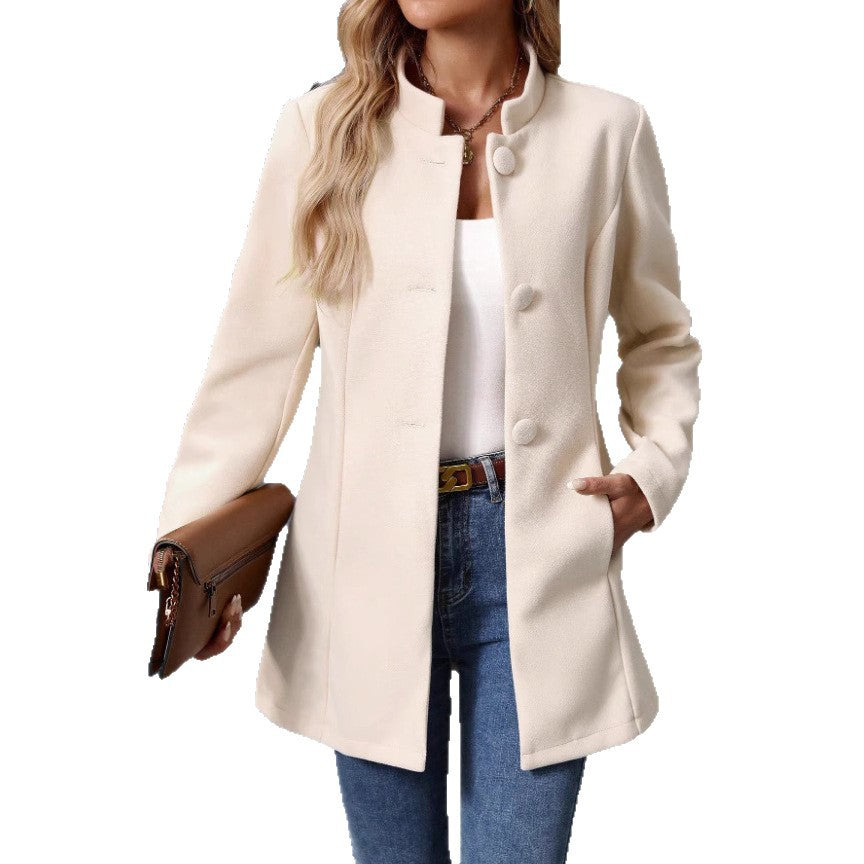 Damen klassischer und eleganter Mantel Drune