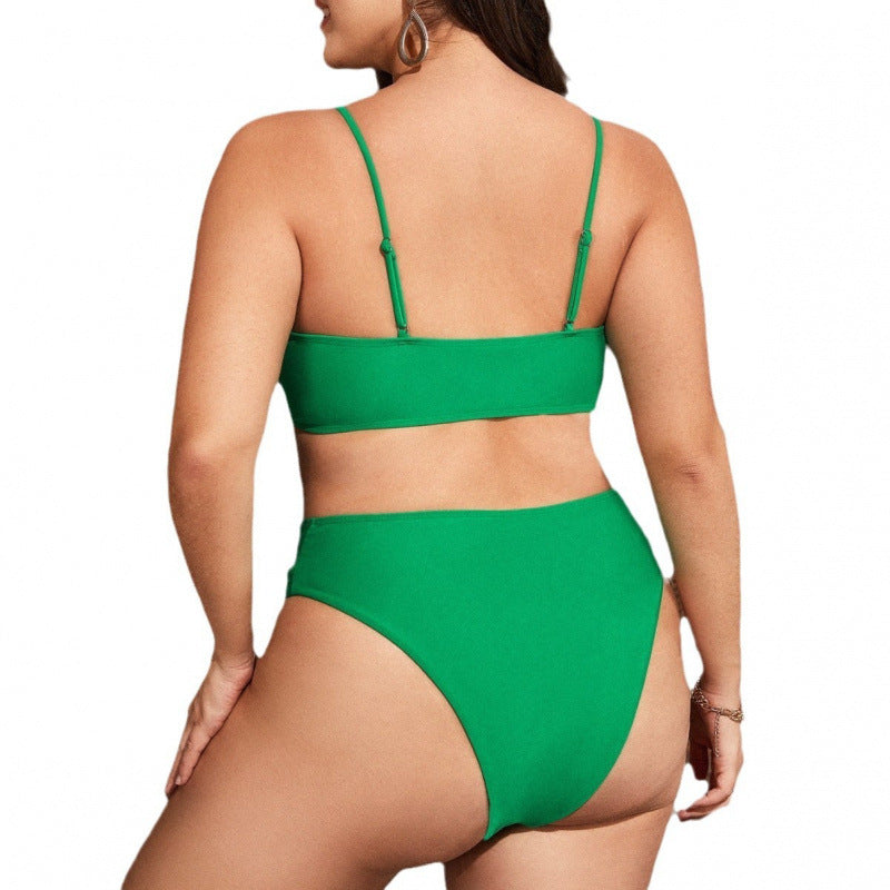 Damen Triangel-Bikini mit modischem Wickeldetail und figurformendem Design Drune