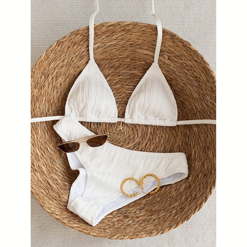Damen minimalistisches Bikinitop und Slip Drune
