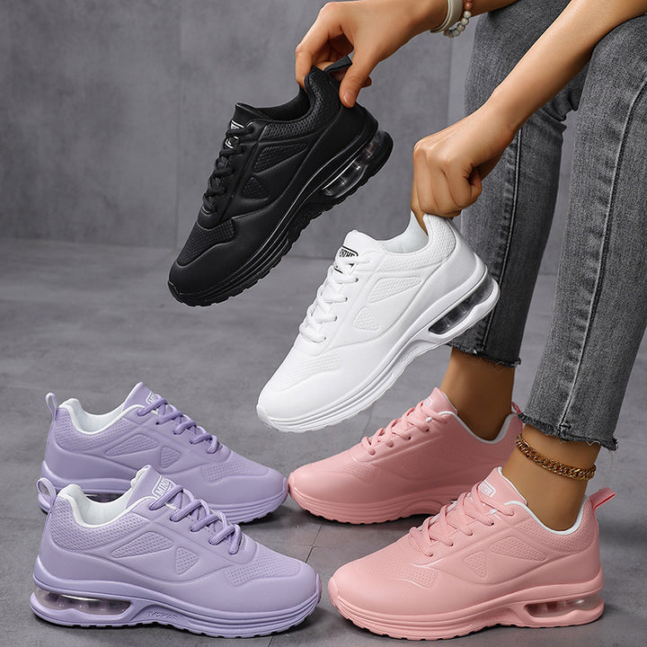 Damen nan leichte Sneaker mit Luftkissen-Zwischensohle und gepolstertem Fersenbereich Drune