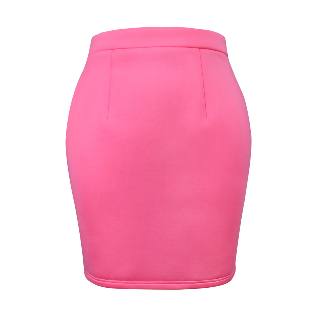 Damen Eleganter Bleistiftrock mit raffinierten Nähten Drune