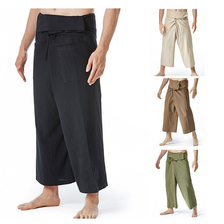 Herren lässige Wickelhosen im modernen Design Drune