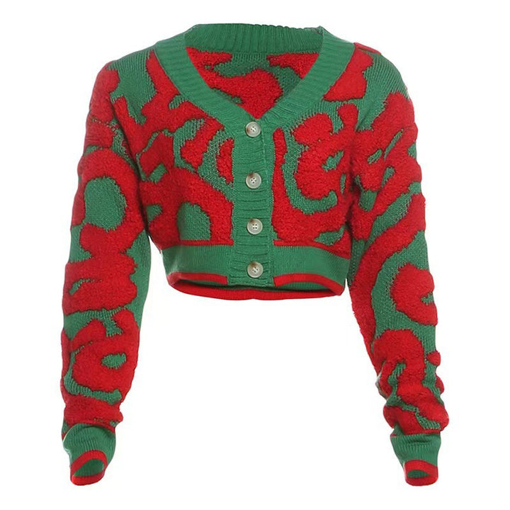 Damen cropped Sweater Drune