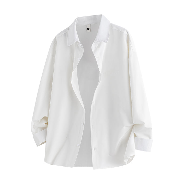Damen nan oversized Hemdbluse aus fließendem Viskose-Mix Drune
