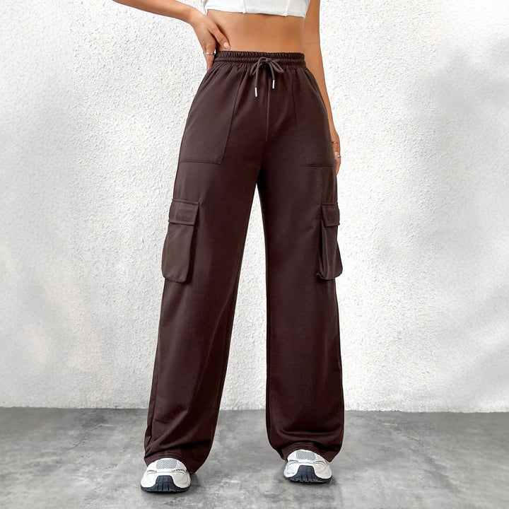 Damen Cargo-Hose im lässigen Freizeitschnitt mit praktischen Taschen Drune