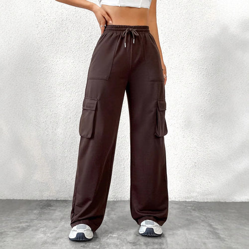 Damen Cargo-Hose im lässigen Freizeitschnitt mit praktischen Taschen Drune