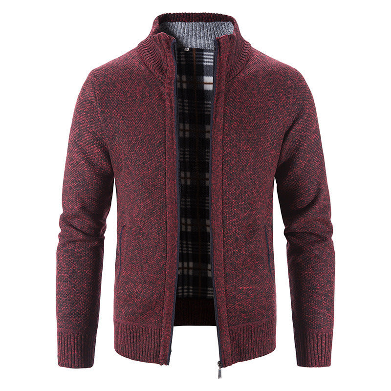 Herren Strickjacke mit innovativem wärmeisolierendem Innenfutter Drune