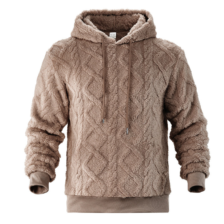 Damen Kuscheliger Fleece-Hoodie mit strukturiertem Design Drune