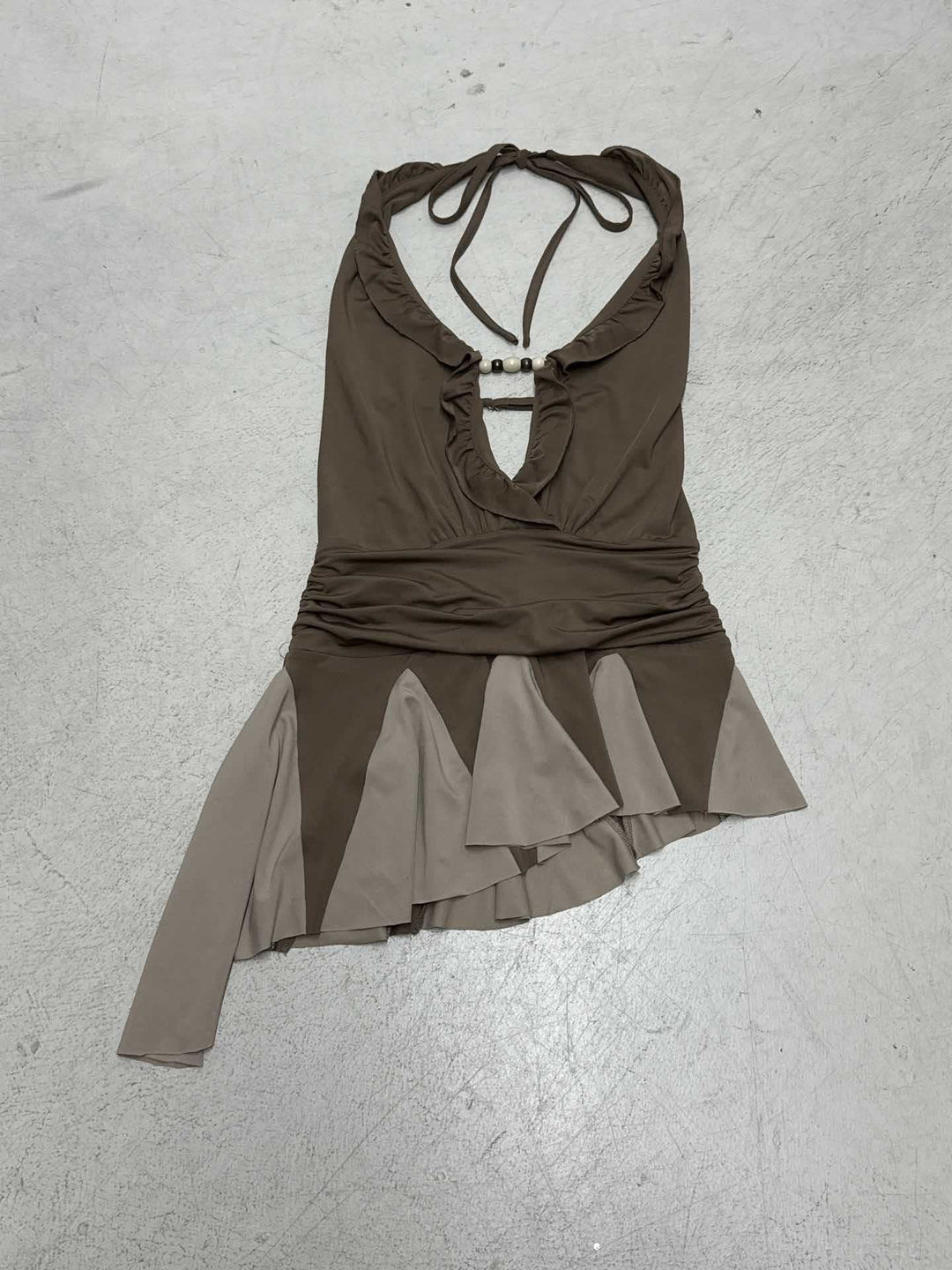 Damen Badeanzug mit voluminösem Rüschenrock Drune