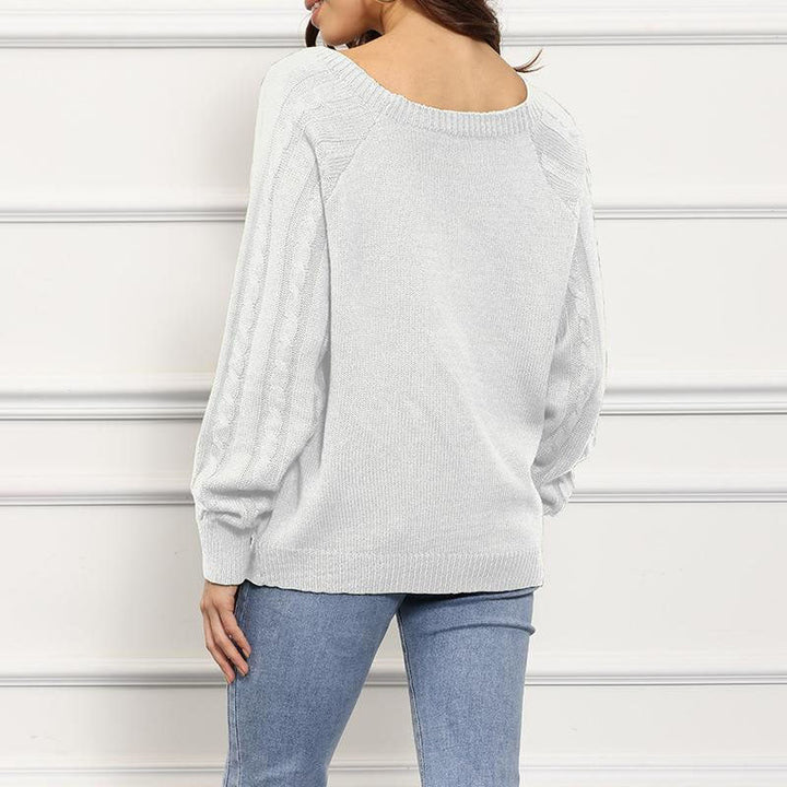 Drune | Zopfmuster Pullover mit Strukturmuster