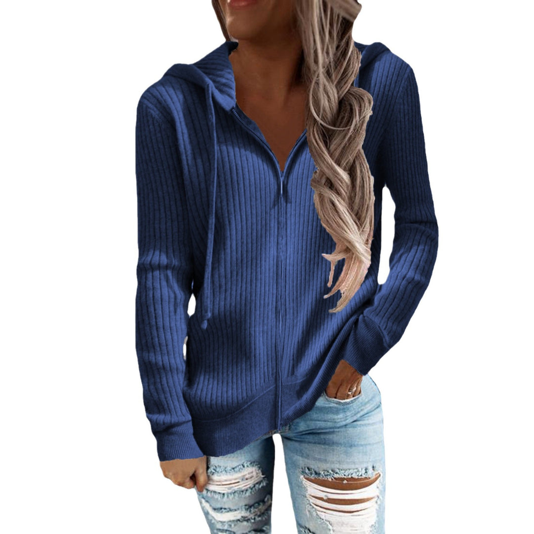 Damen Kapuzenjacke mit Rippstruktur und praktischen Taschen Drune