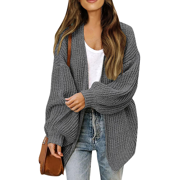 Damen Cardigan aus hochwertigem Strick in lässigem Oversized-Schnitt Drune