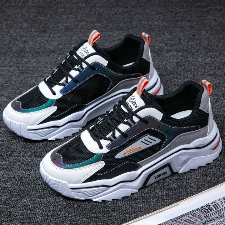 Damen Sportliche Lauf-Sneaker mit stabiler Sohle und atmungsaktiver Netzstruktur Drune