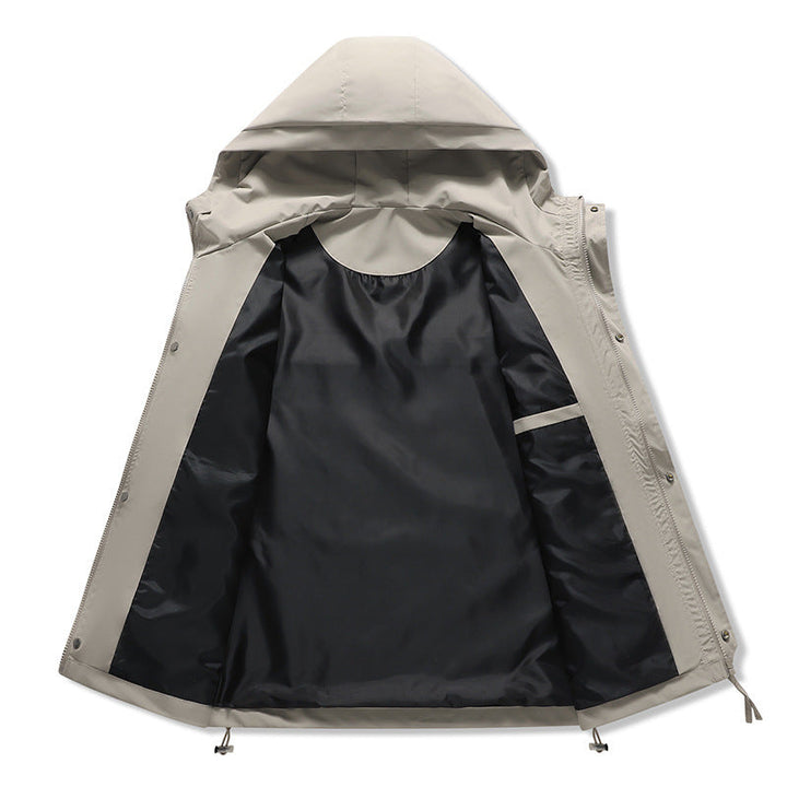 Damen technische Outdoor-Jacke mit verstellbarem Kapuzendesign und praktischen Taschen Drune