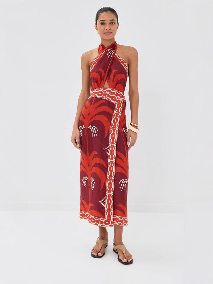 Damen Maxi-Kleid mit exklusivem Boho-Design Drune