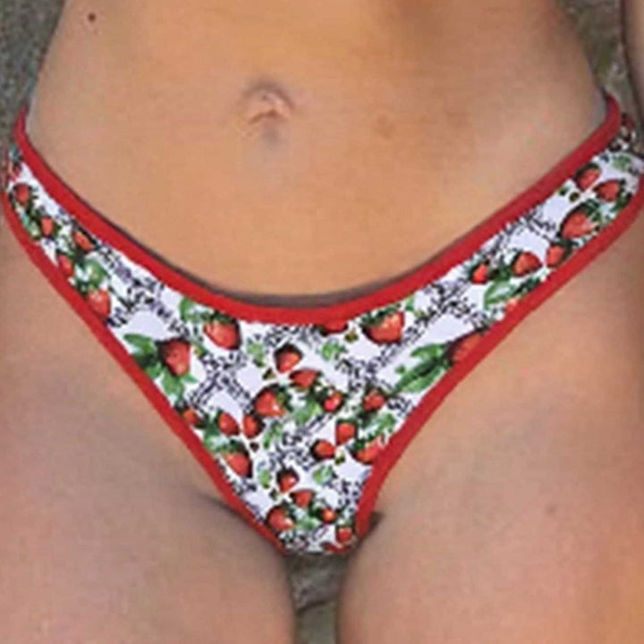 Damen Triangel-Bikini mit Rüschendetails Drune
