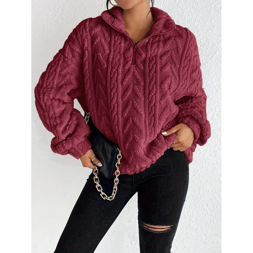 Damen Kuscheliger Kapuzenpullover Drune