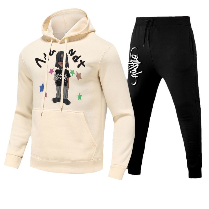Damen Hoodie und Jogginghose Set mit kreativem Design Drune