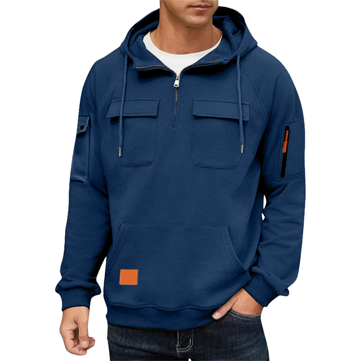 Herren Alltags-Hoodie mit praktischen Taschen Drune
