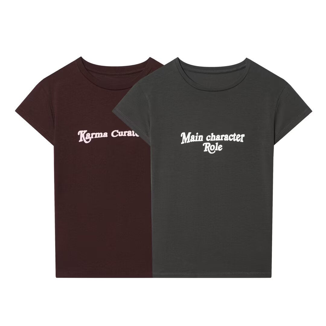 Damen T-Shirt mit individuellem Schriftzug Drune