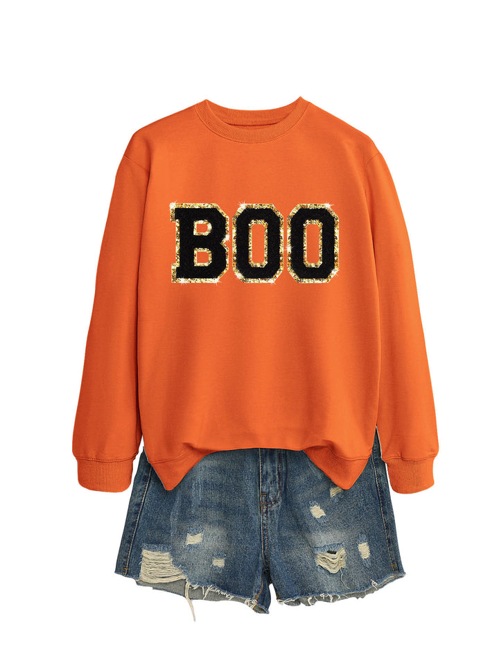 Damen Sweatshirt mit glitzerndem Aufdruck Drune