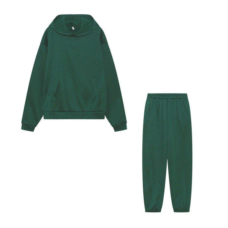 Damen Sportliches Hoodie und Jogginghose Set Drune