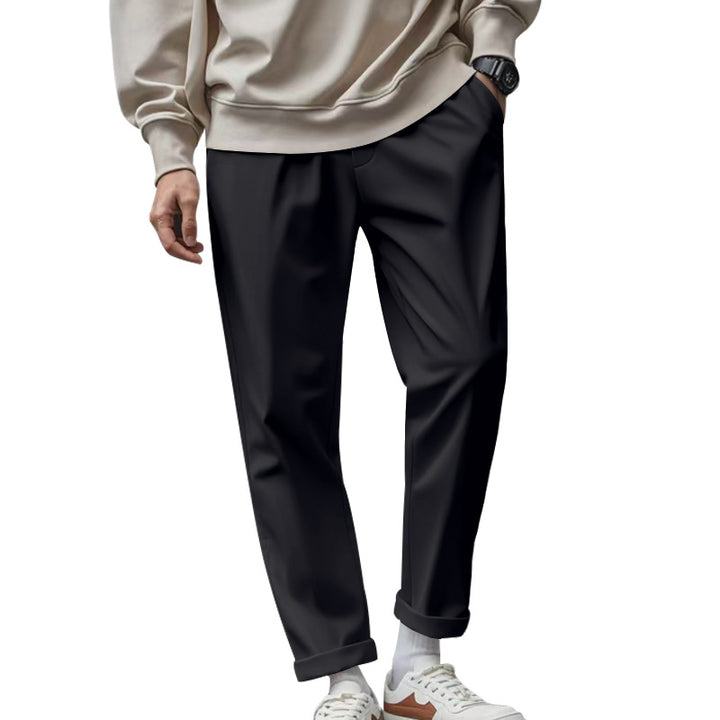 Herren Bequeme Stoffhose Drune