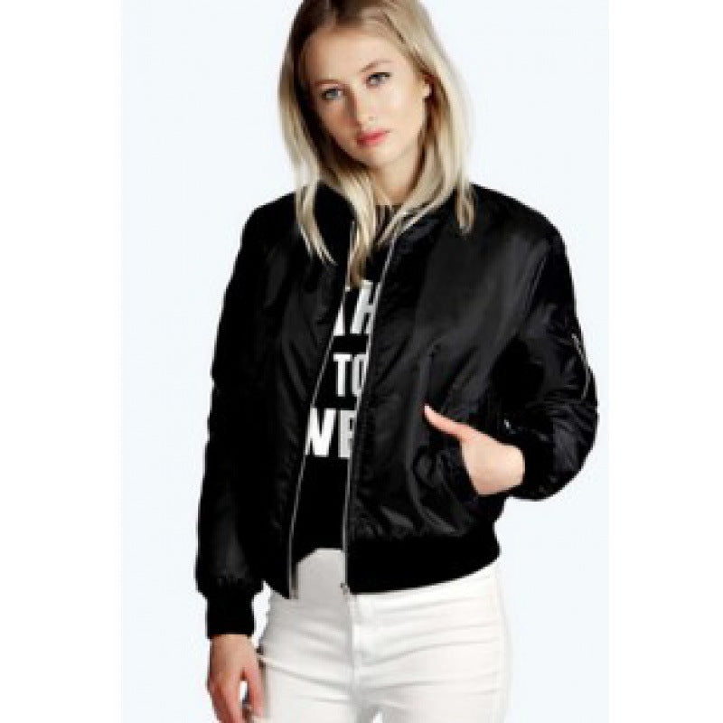 Damen Bomberjacke mit lässigem Schnitt und praktischen Taschen Drune