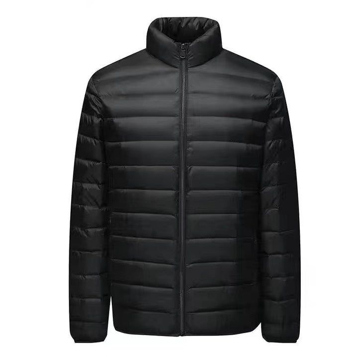 Herren nan ultraleichte Packbare Microsteppjacke mit Stehkragen, wattierter Isolierung und windabweisender Hülle Drune