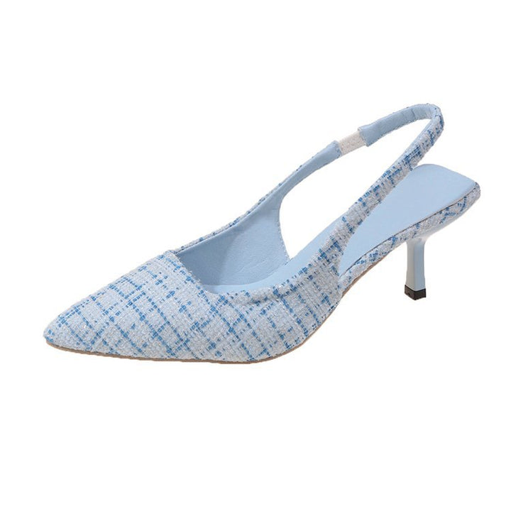 Damen Slingback-Pumps mit elegantem Stoffmix und modischem Absatz Drune