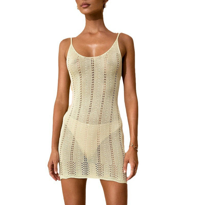 Damen elegantes gehäkeltes Strandkleid Drune