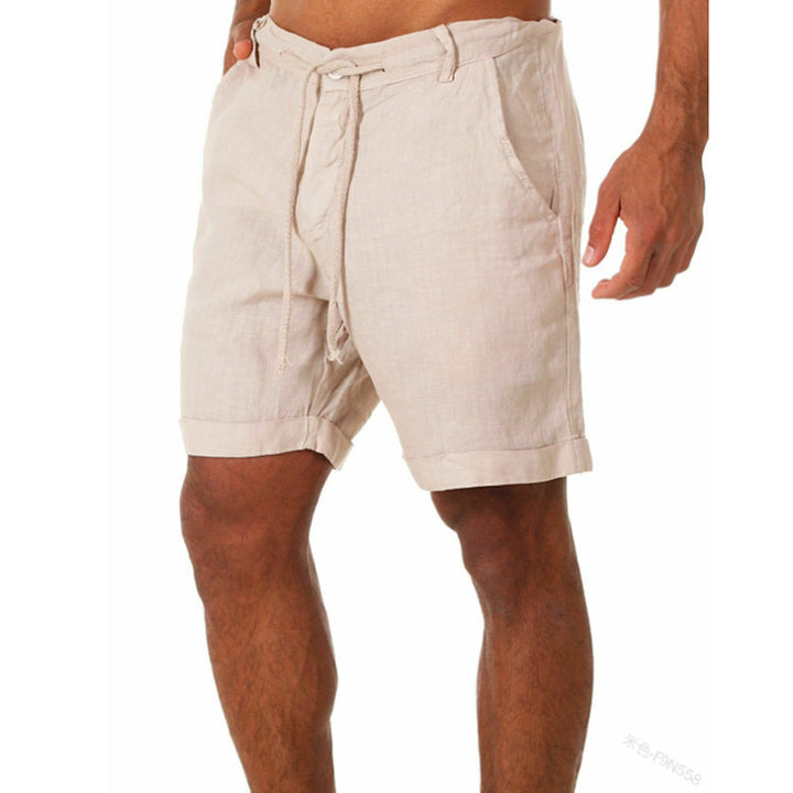 Herren Freizeitliche Leinen-Shorts mit modernem Schnitt Drune