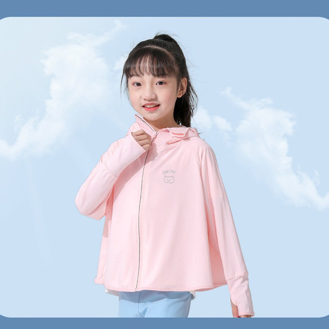 Damen Atmungsaktive Sportjacke mit UV-Schutz und Kapuze Drune