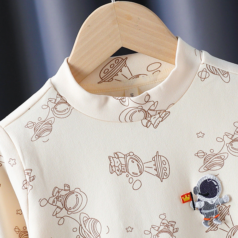 Jungen langärmliges Astronauten T-Shirt Drune