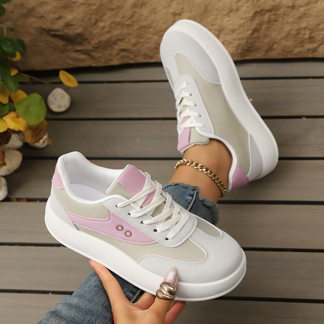 Damen Plattform Sneakers mit sportlichem Chic und gepolstertem Innenfutter Drune