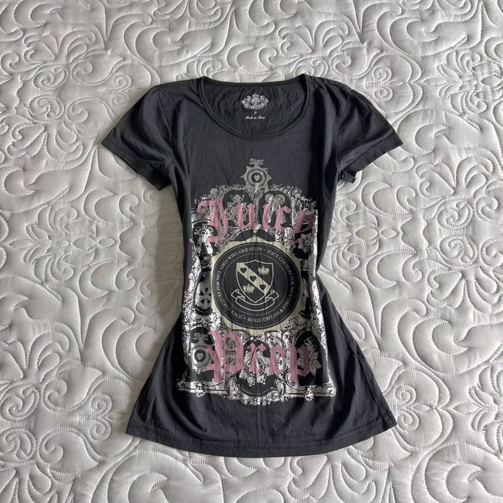 Damen Trendiges Graphic T-Shirt Drune