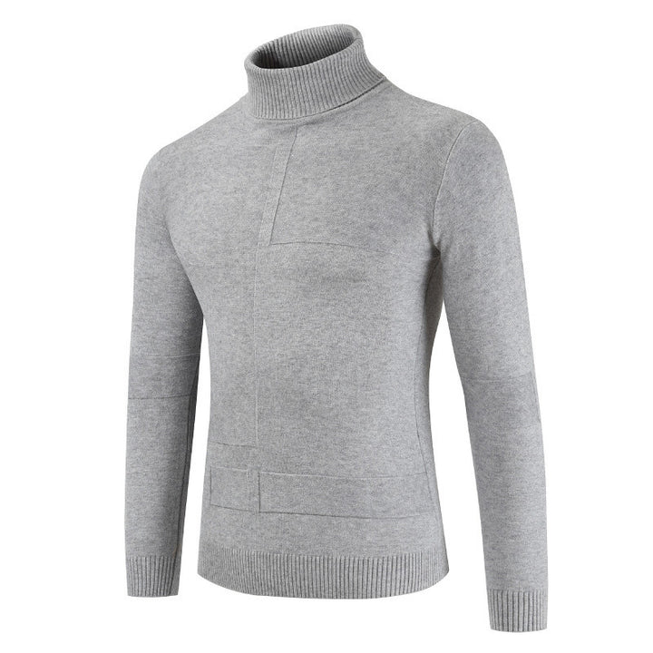Herren Rollkragenpullover aus weichem Strickmaterial mit modernem Design Drune