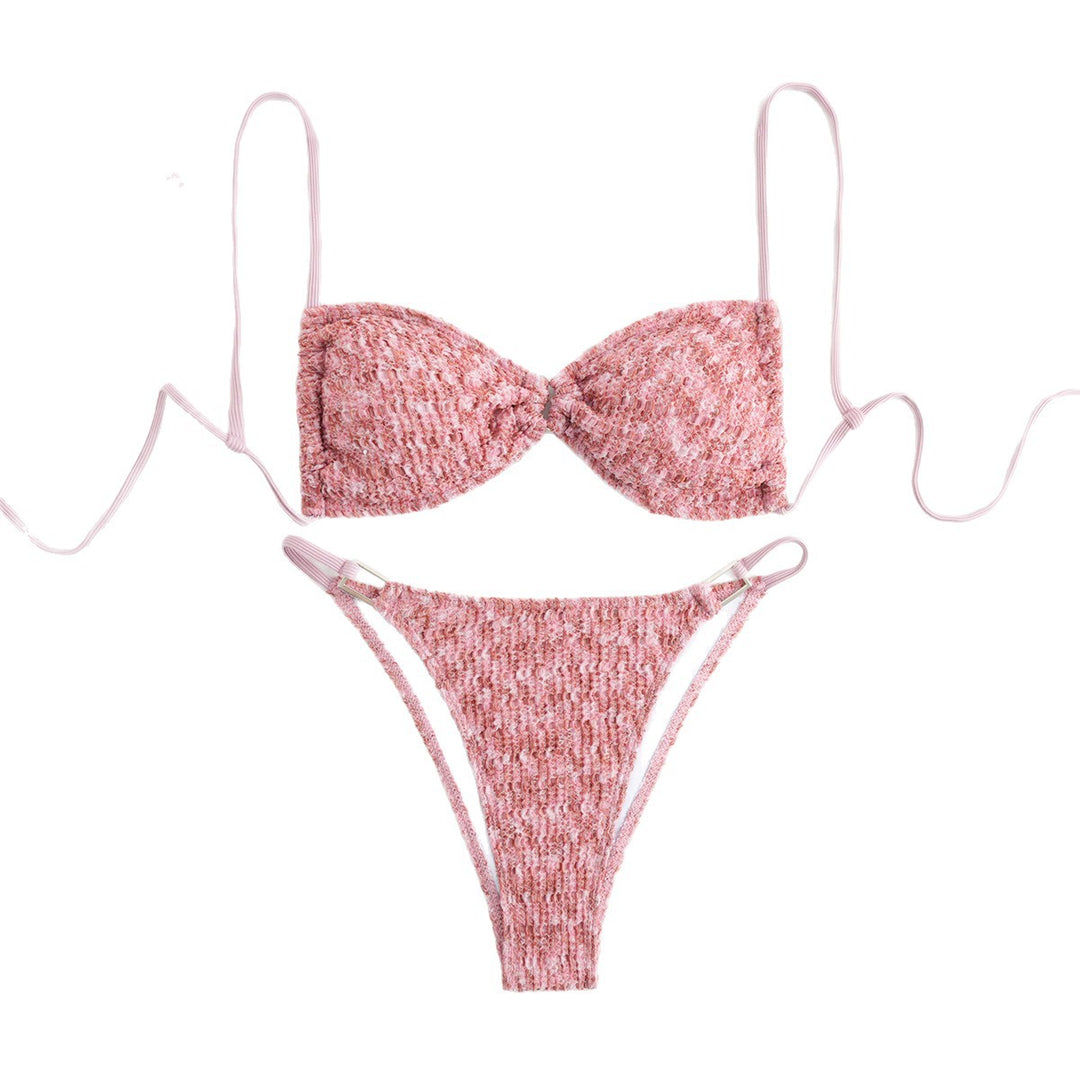 Damen Komfortabler Triangel-Bikini mit raffinierten Details Drune