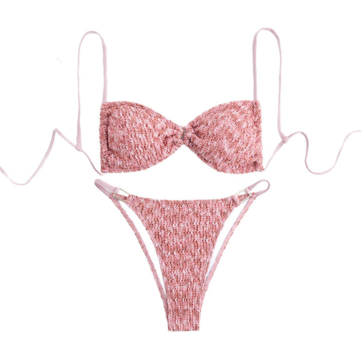 Damen Komfortabler Triangel-Bikini mit raffinierten Details Drune