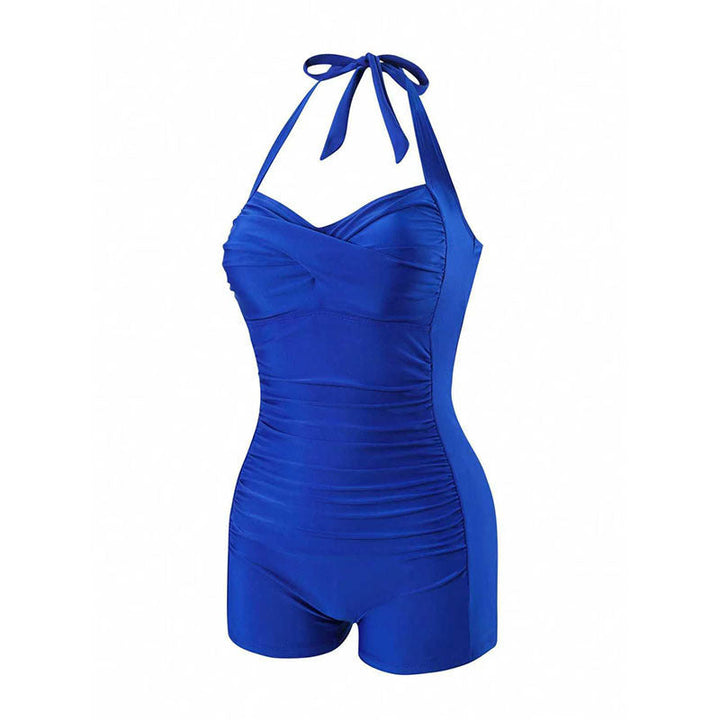 Damen Einteiler Badeanzug mit halterneck Design und moderner Passform Drune