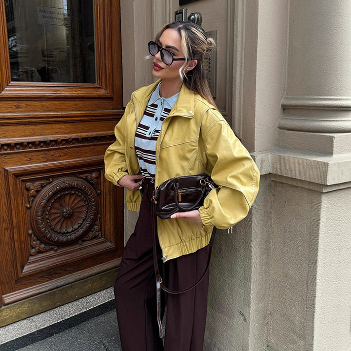 Damen Trendige Oversized Jacke Drune