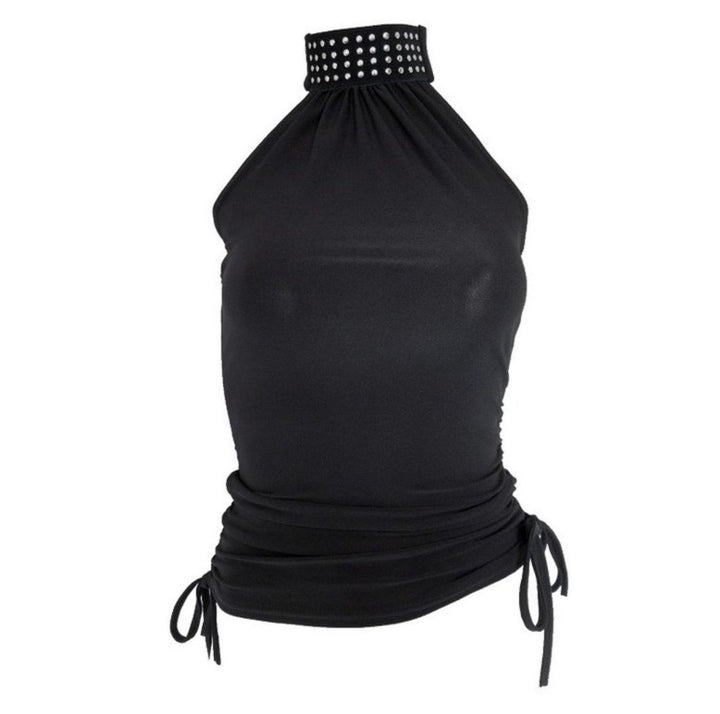 Damen Hochgeschlossenes Top mit Rüschendetails Drune