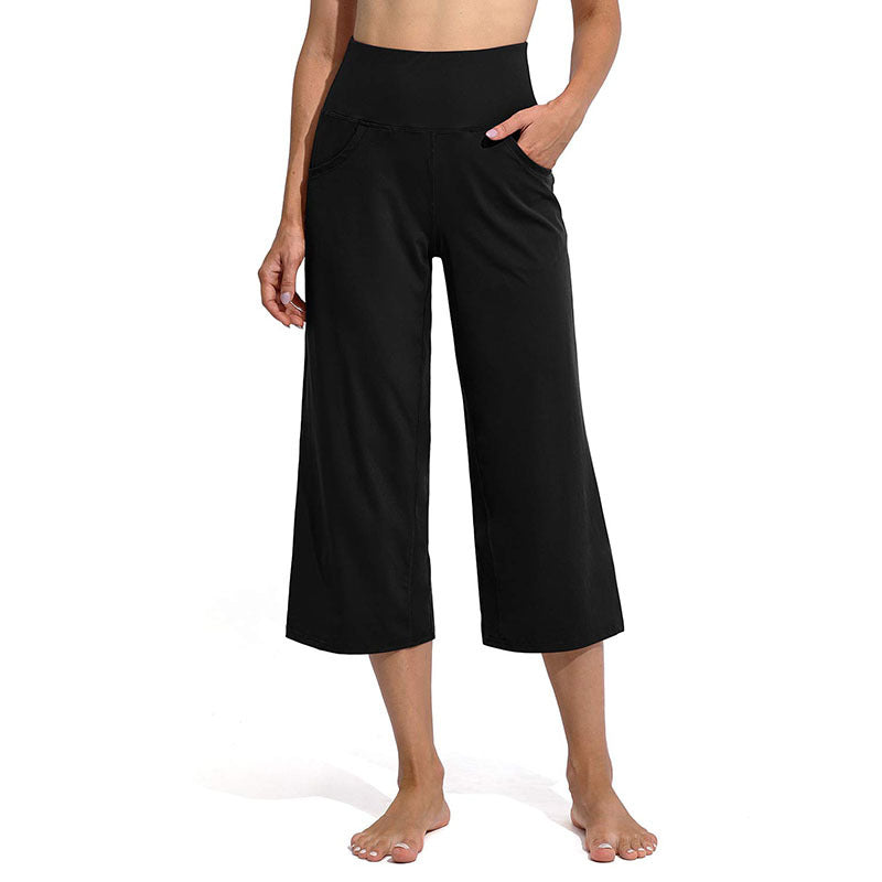 Damen Bequeme Sportliche Culotte mit hohem Bund und praktischen Taschen Drune