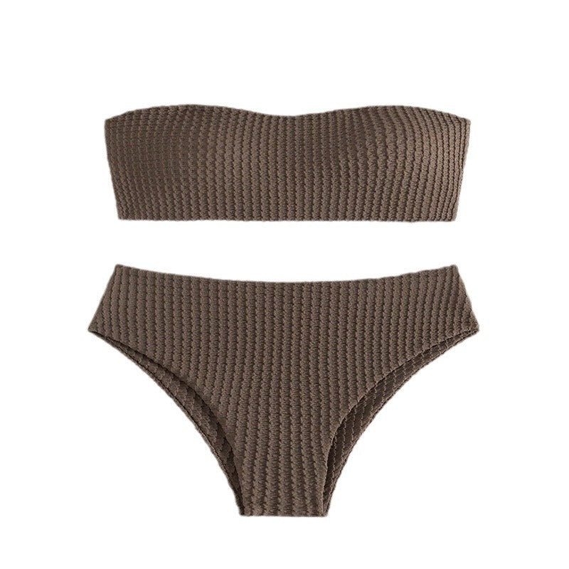 Damen Bandeau-Bikini mit raffiniertem Schnürdetail Drune