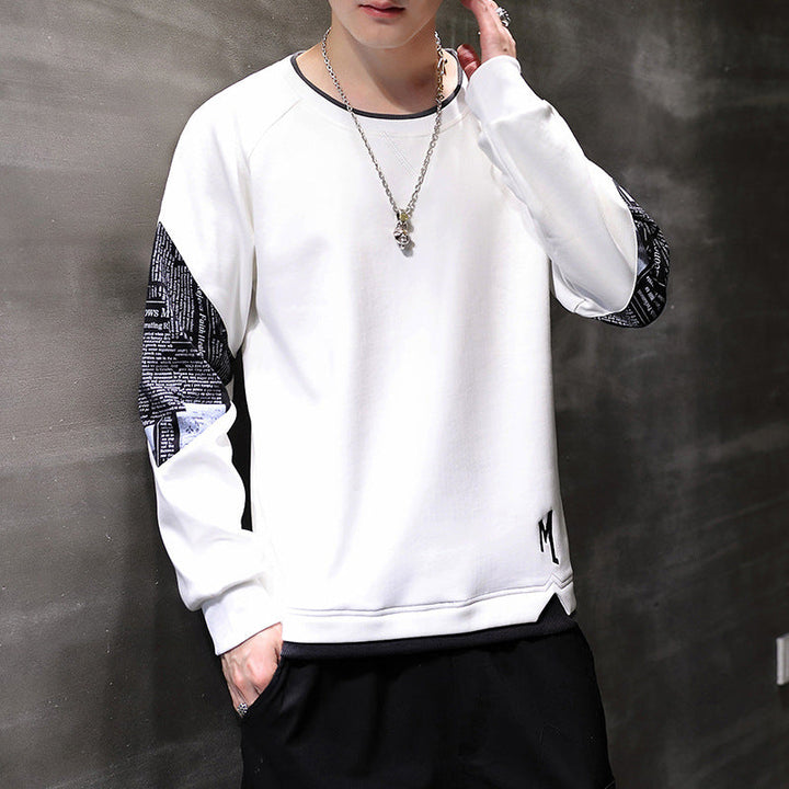 Herren modisches Sweatshirt mit einzigartigen Druckdetails Drune