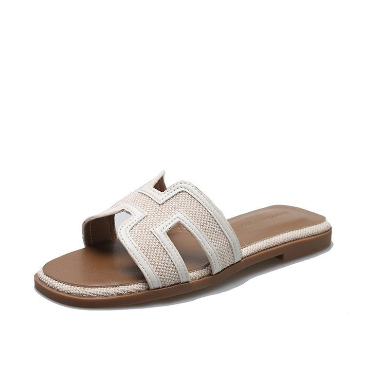 Damen Modische Slipper mit raffinierter Riemenkonstruktion Drune