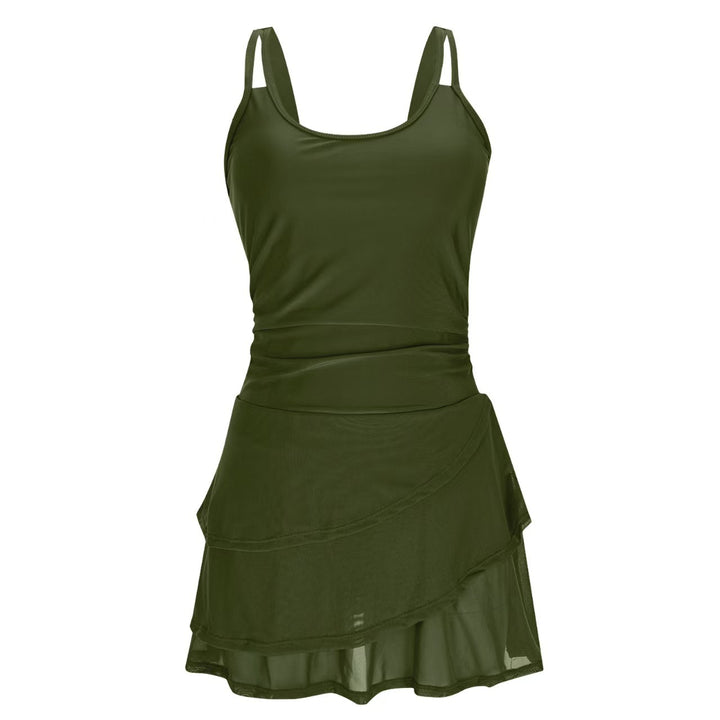 Damen Sportliches Schwimmdress mit elegantem Rock Drune